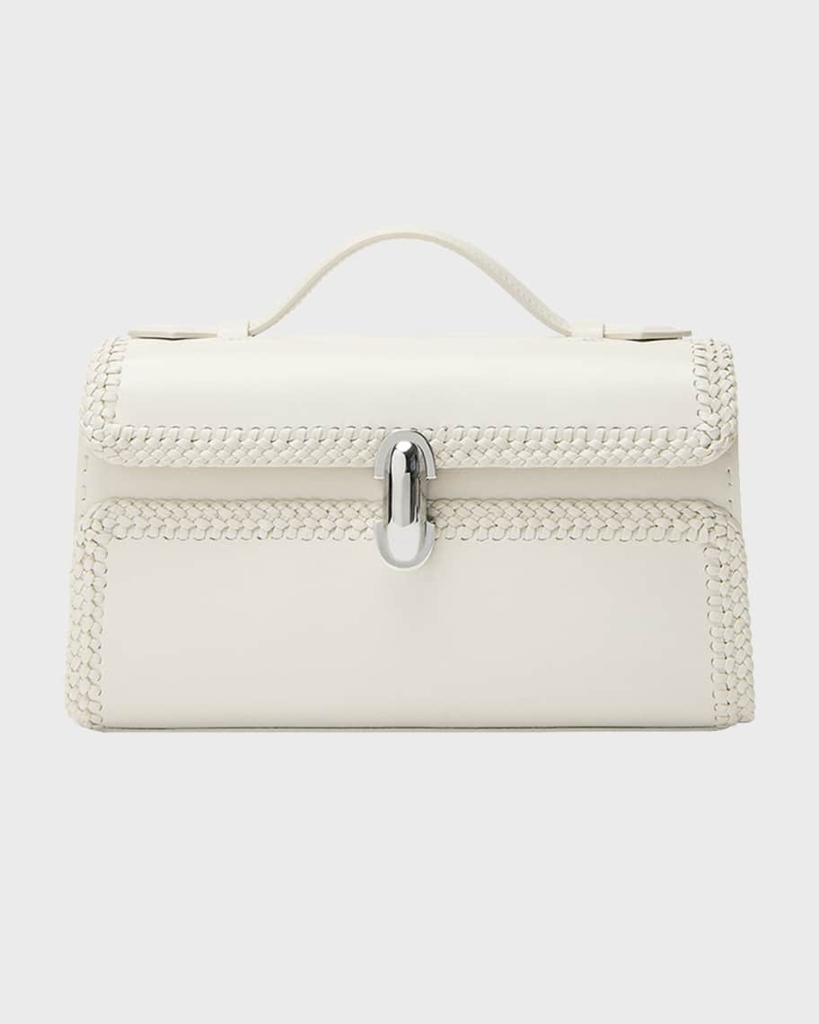 Savette Symmetry Pochette Leather Top-Handle Bag | Neiman Marcus