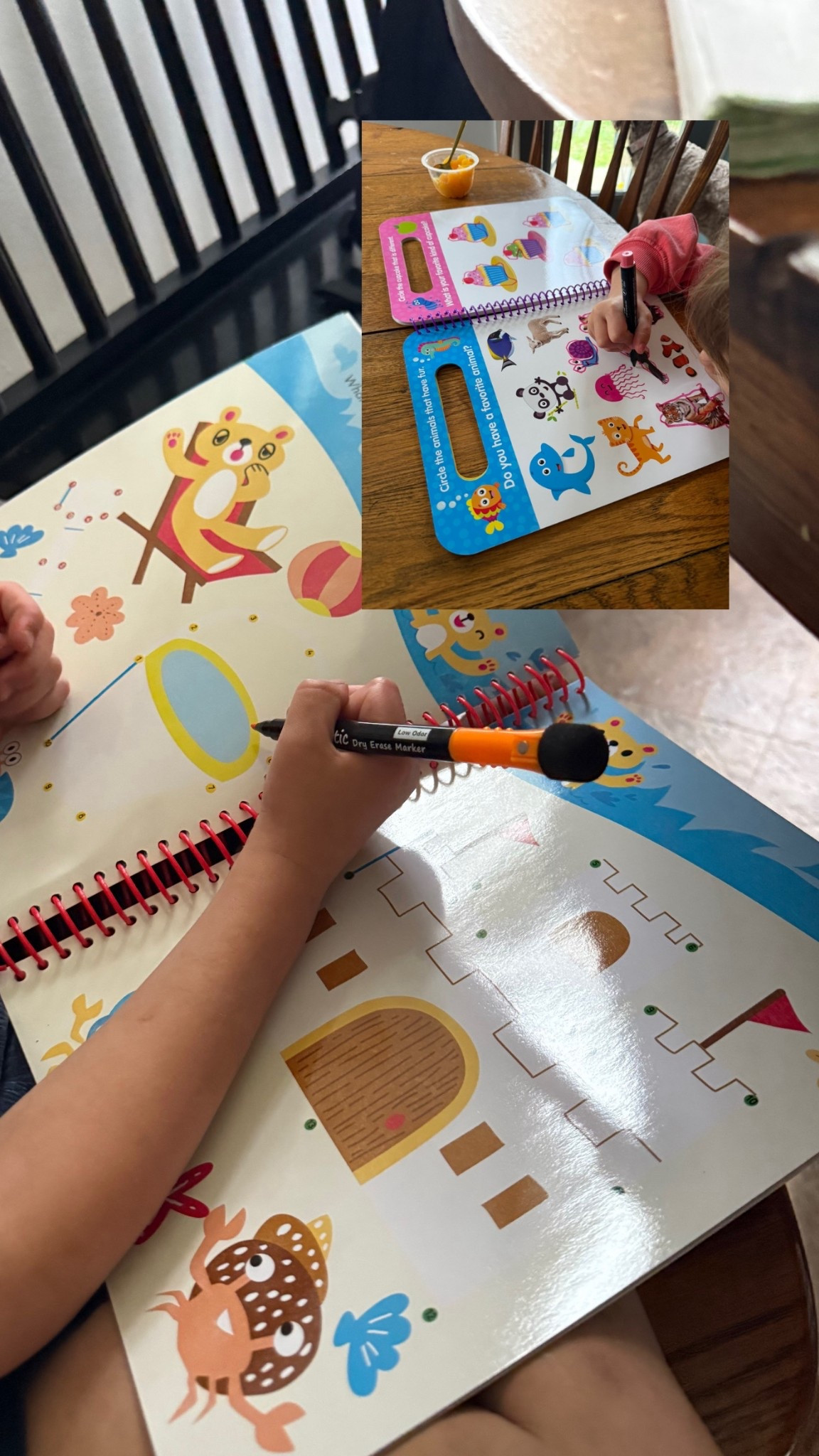 The kids busy books I got them for Easter. They love them! 