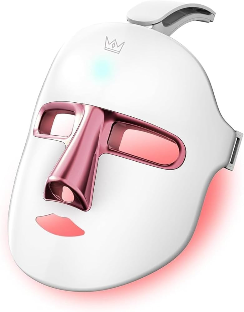 Red Light Mask for Face, Red Light Face Mask Cordless, Red Blue Light for Face Mask, Facial Mask ... | Amazon (US)