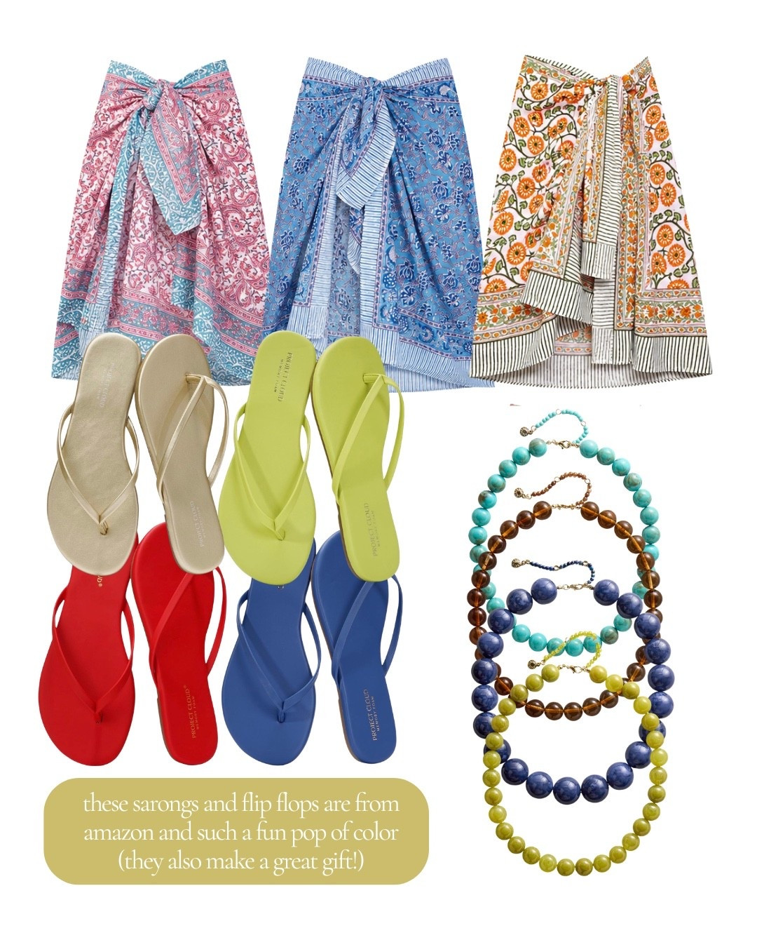 Easy accessories to add a pop of color

#LTKSeasonal #LTKSaleAlert #LTKSwim