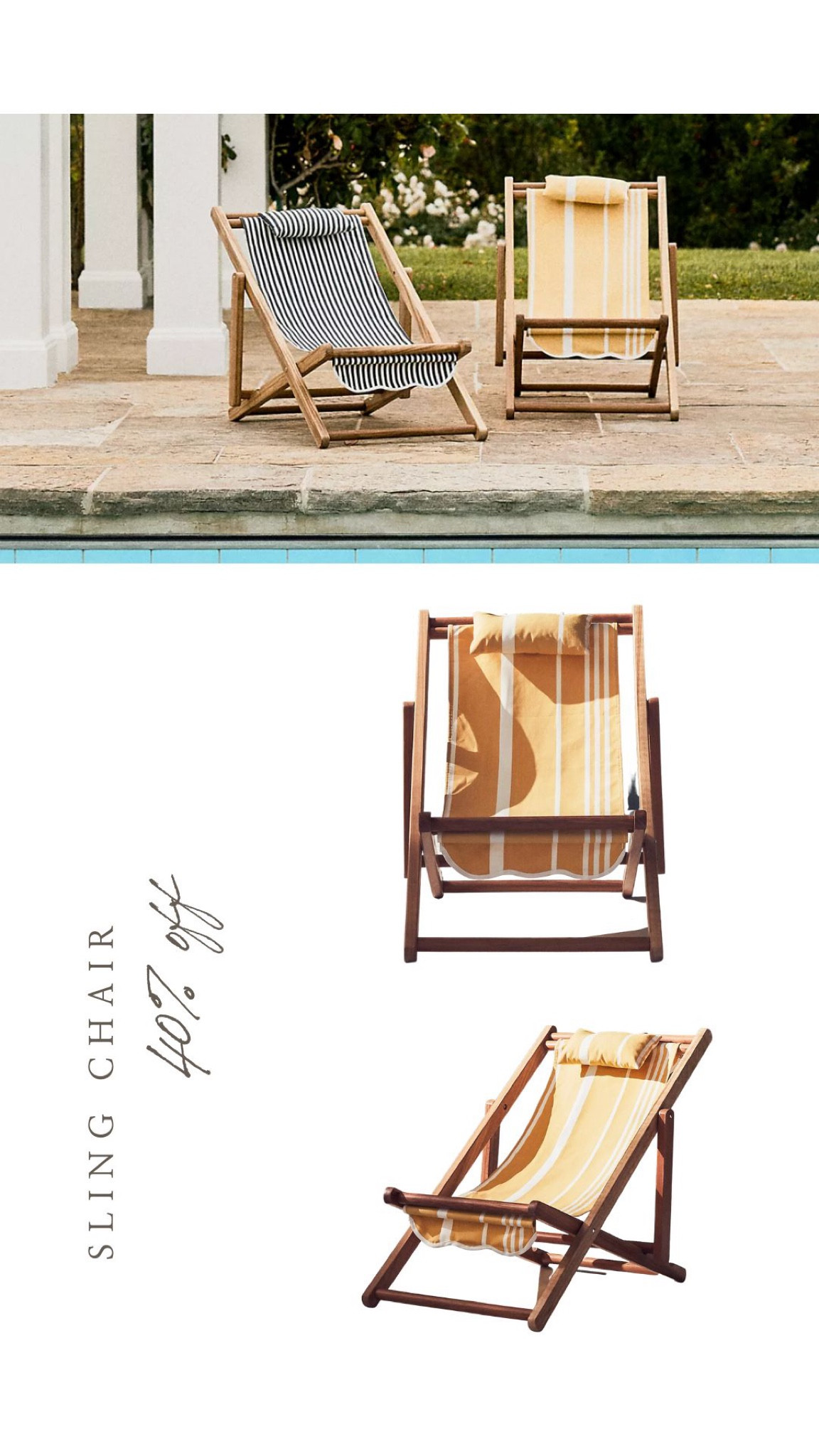 Anthropologie Sale Lounge Pool Chairs. Step up your lounge game this summer!

#LTKhome