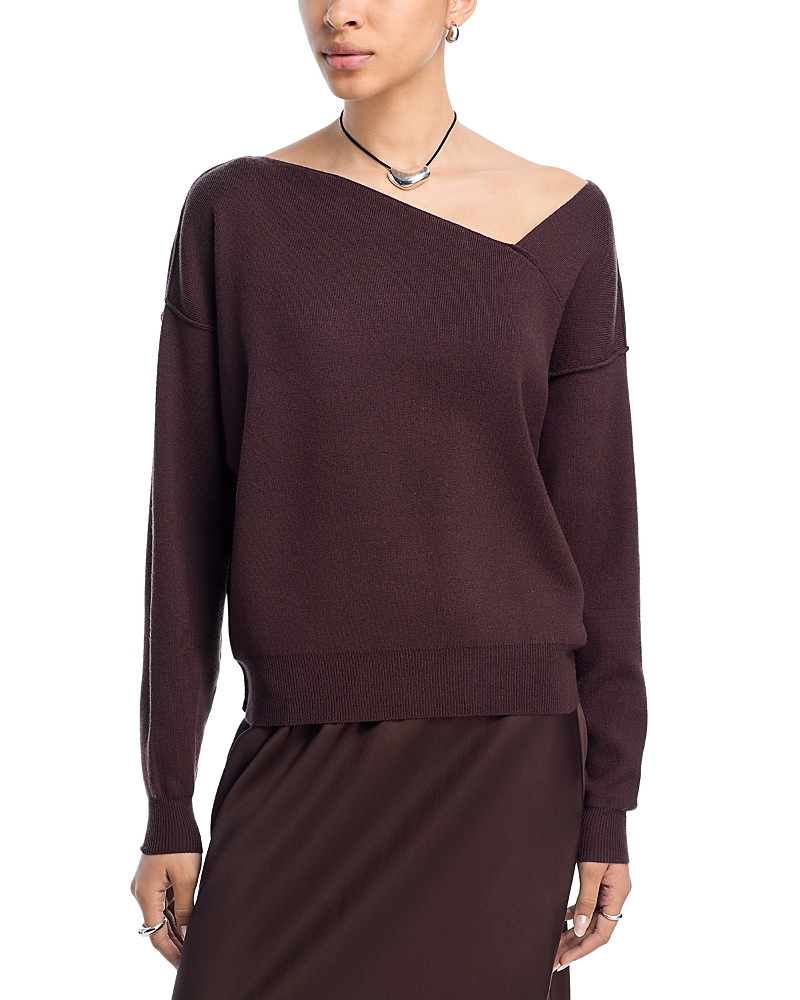 Line & Dot Favorite Geometric Neck Sweater | Bloomingdale's (US)