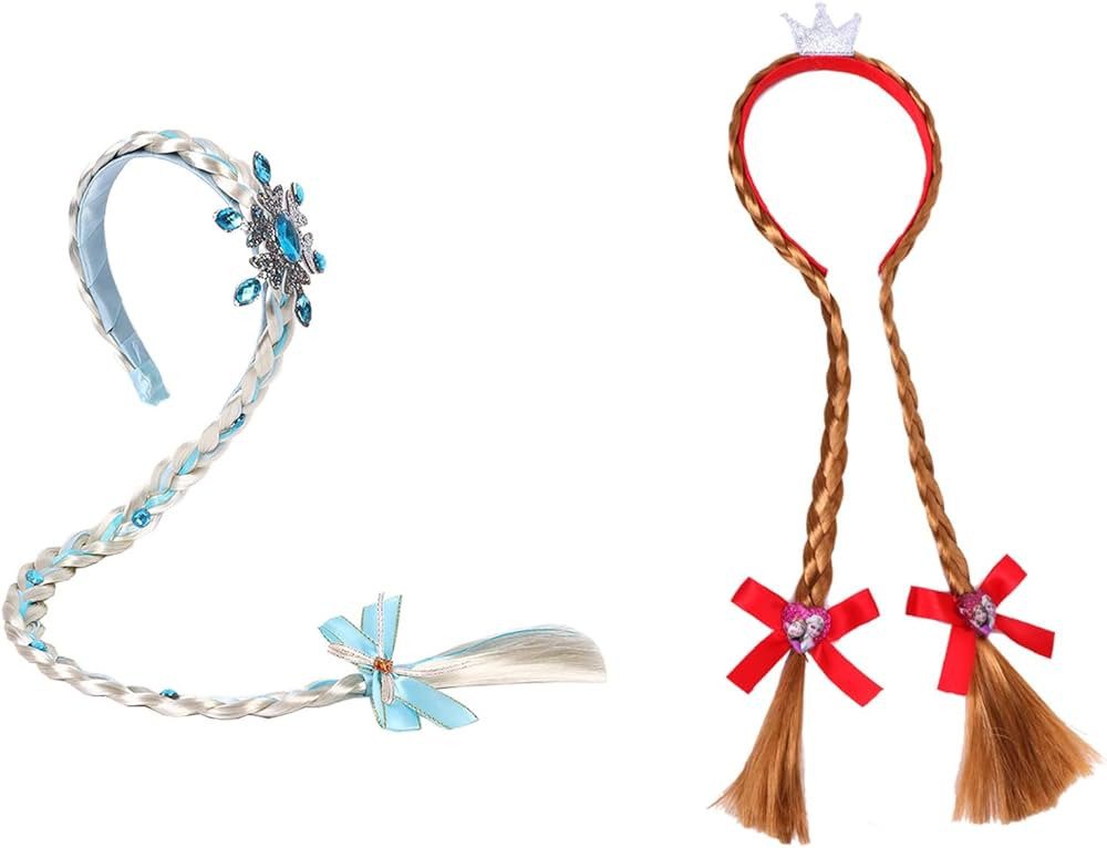 Eterspr 2 Pezzi Principessa Parrucca Rapunzel Bambina, Principessa Parrucca Rapunzel Bambina, per Ba | Amazon (IT)