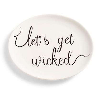 Witchy Word Plates, Set of Four | Grandin Road