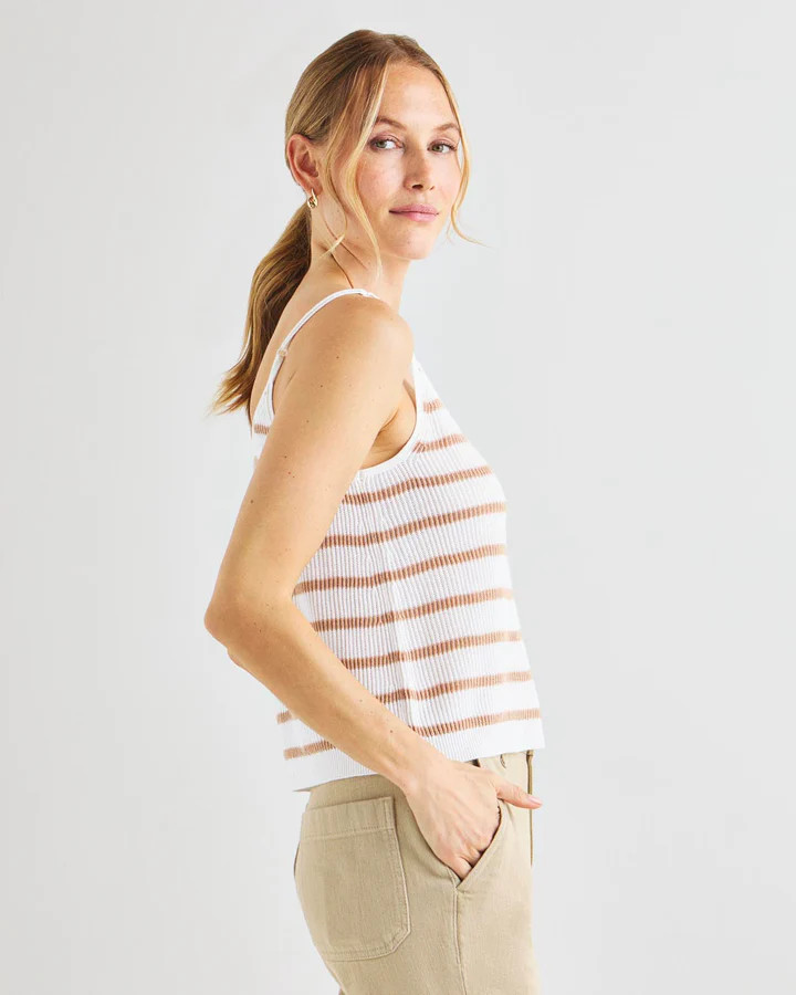 Cashblend Luna Stripe Sweater Tank | Splendid