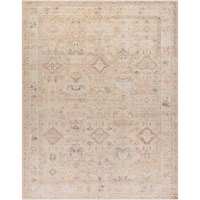 Becki Owens x Surya Marlene Medallion Area Rug, Cream ,9'2" x 12' | Walmart (US)