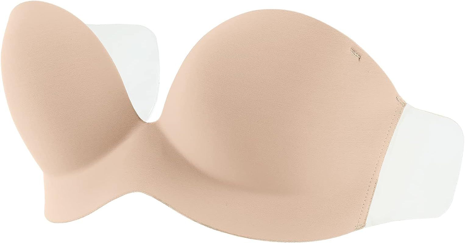 MISS BODY Women’s Adhesive Bra Strapless Self Sticky Invisible Push Up Reusable Bras for Backle... | Amazon (US)