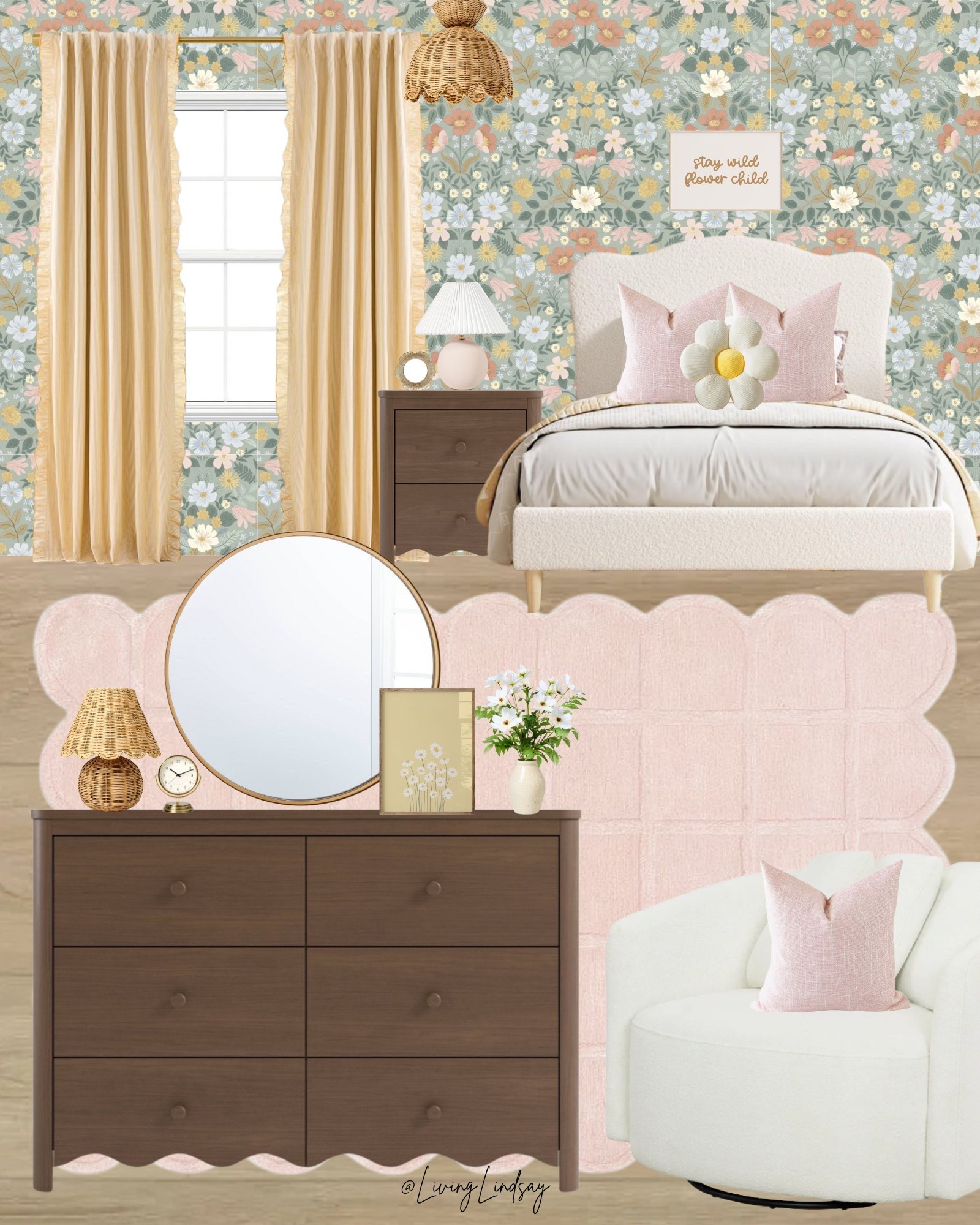 Girls bedroom, toddler girl room, floral bedroom, bedroom ideas, teen girl room, tween girl room, floral wallpaper, little girls room, toddler girl bedroom, bedroom ideas, bedroom inspo, rifle paper co, affordable kid furniture

#LTKKids #LTKHome #LTKFamily