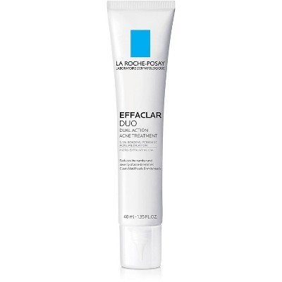 La Roche Posay Effaclar Duo Acne Treatment with Benzoyl Peroxide, Dual Action Acne Spot Treatment - 1.35 fl oz​ | Target