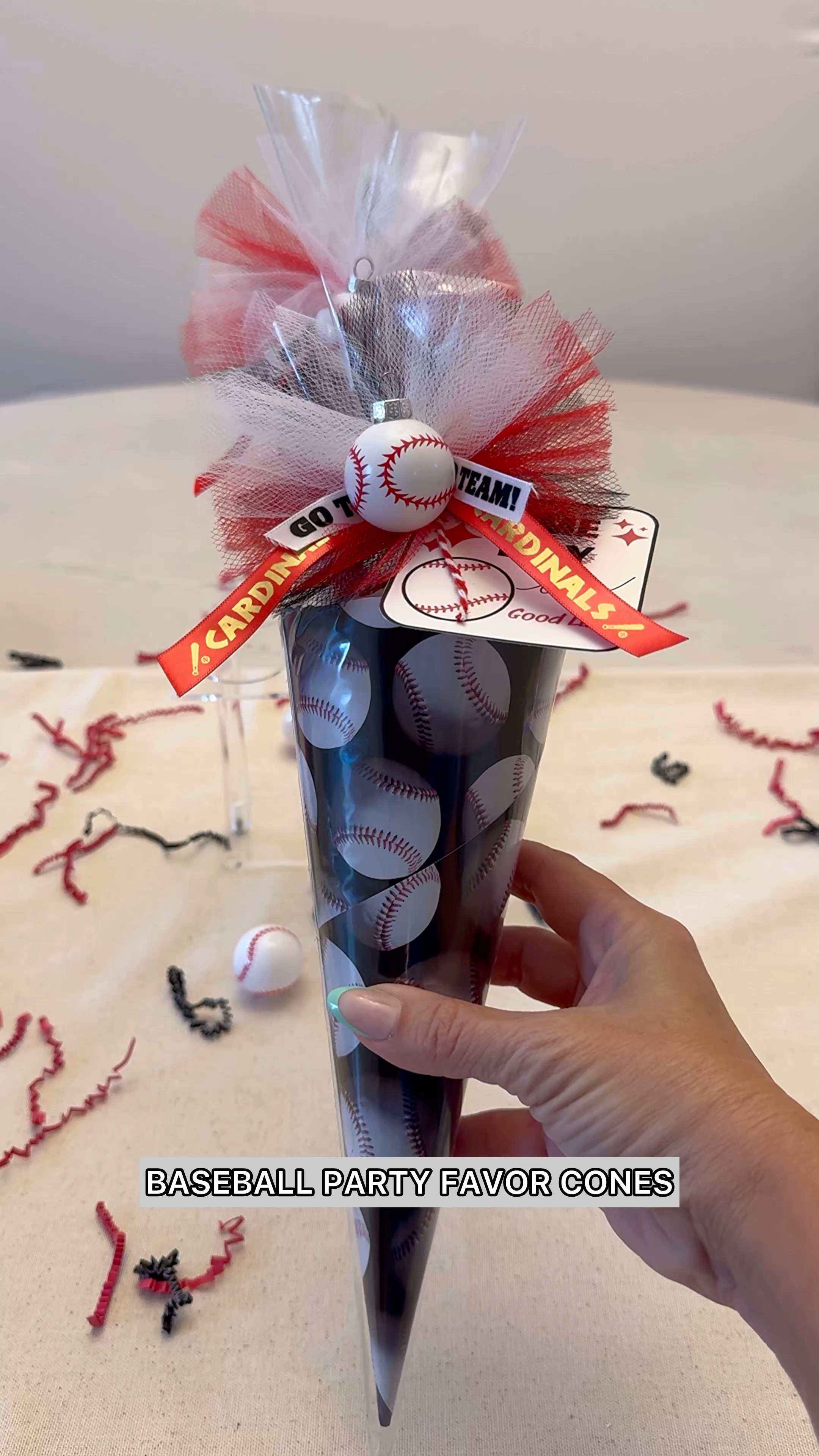 ⚾️🧢 Step up to the plate with these baseball-themed DIY party favor cones!🎉

#LTKParties