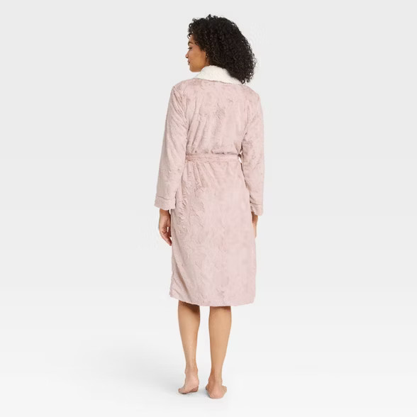 Women's Cozy Faux Fur Robe - Stars Above™ | Target