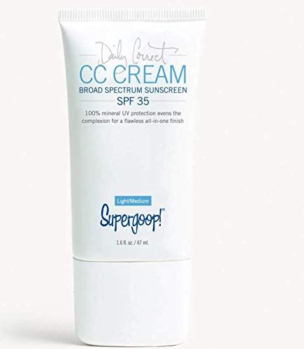 Supergoop! Daily Correct CC Cream Light/Medium SPF 35, 1.6 Fl Oz | Amazon (US)