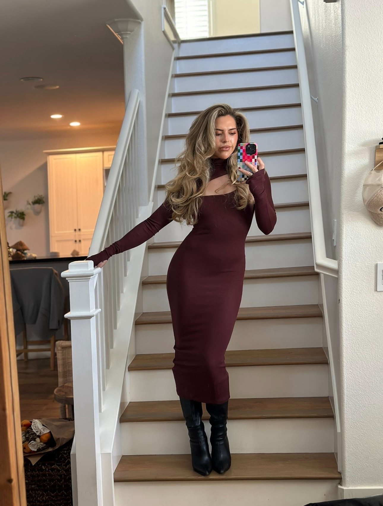 Burgundy date night look! 🖤

#LTKootd