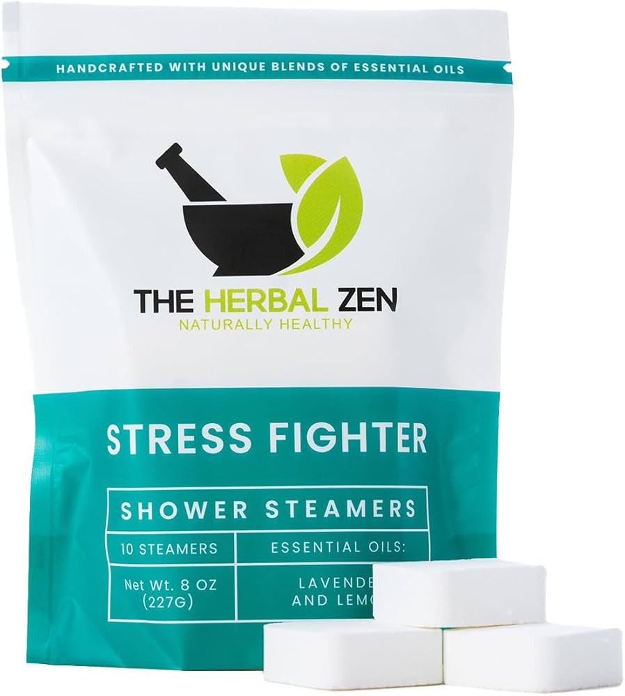 Stress Fighter Shower Steamers Aromatherapy for Relaxing - Christmas Gift - Adult Stocking Stuffe... | Amazon (US)