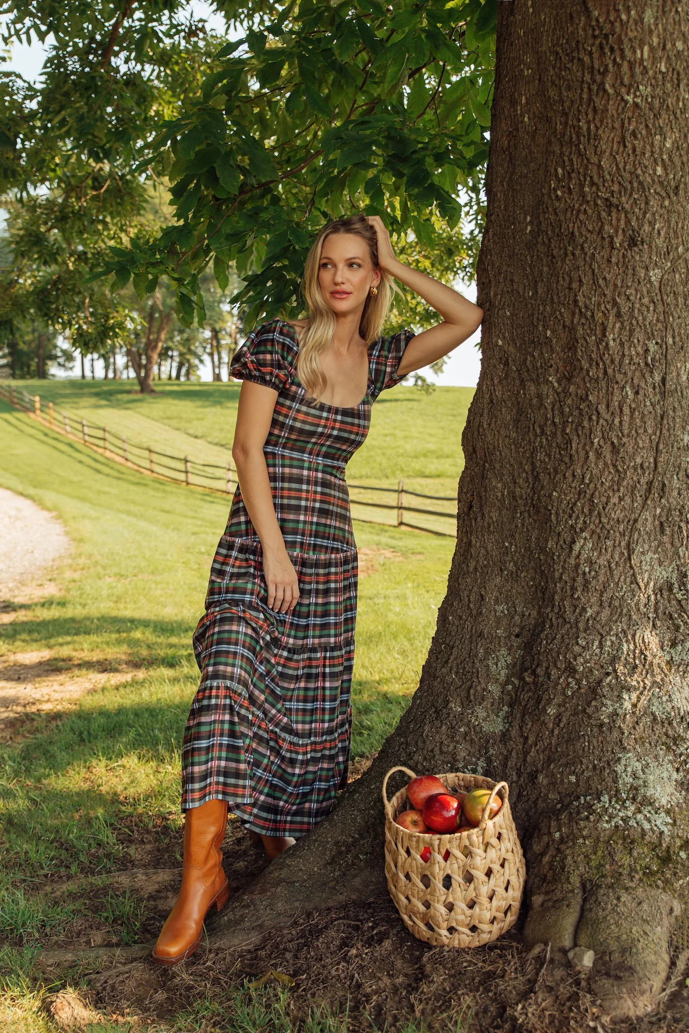The Heidi Dress - Stockholm Plaid | Smith and Quinn