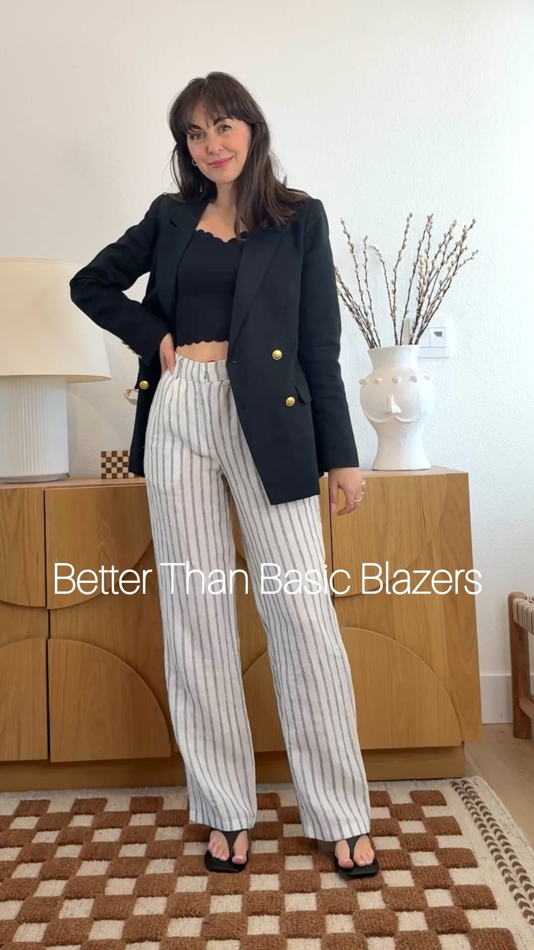 You Don’t Need a New Wardrobe. You Need Better Basics.

Most closets aren’t missing clothes.
They’re full of the wrong basics.

I’m in my 40s, and this is my edit of the four better-than-basic pieces stylish women over 40 actually rely on.

And if you picked up any of the 9 shoe trends I just shared?
These are the pieces backing them up.

PART 2 - BETTER THAN BASIC BLAZERS