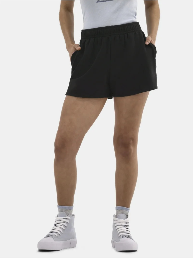 No Boundaries Soft Fleece Shorts, 1 or 2-Pack, Women’s | Walmart (US)