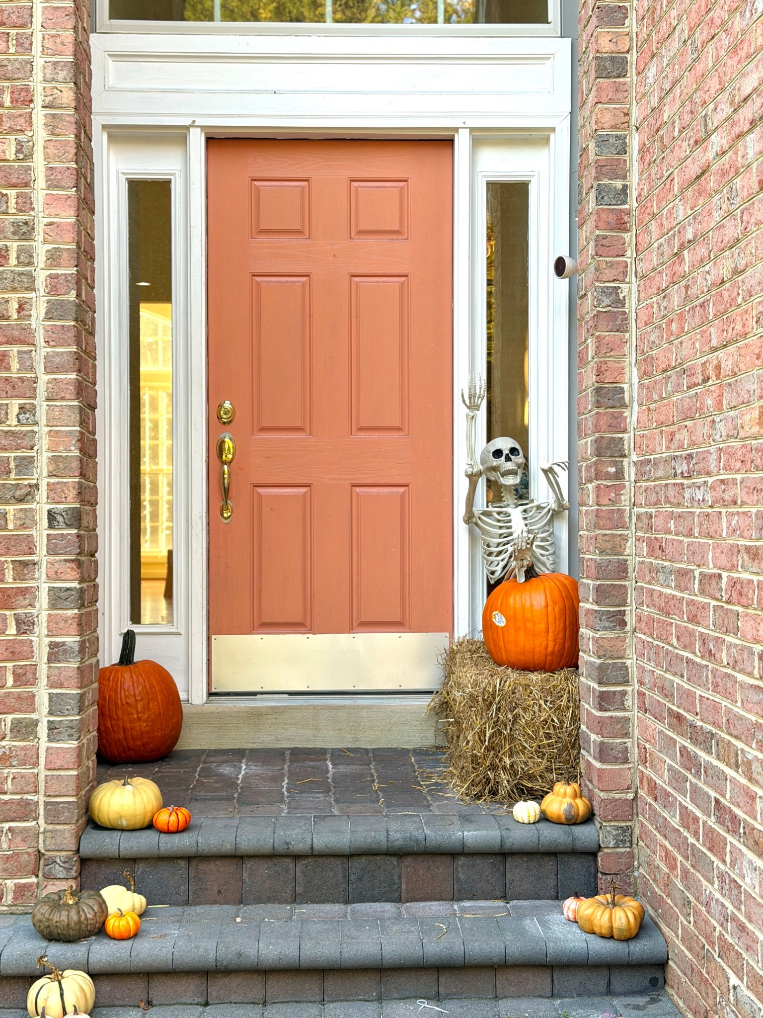 Halloween entryway decor, fall
Entryway decor, outdoor faux pumpkin for entryway, skeleton 

#LTKSeasonal #LTKHalloween #LTKHome