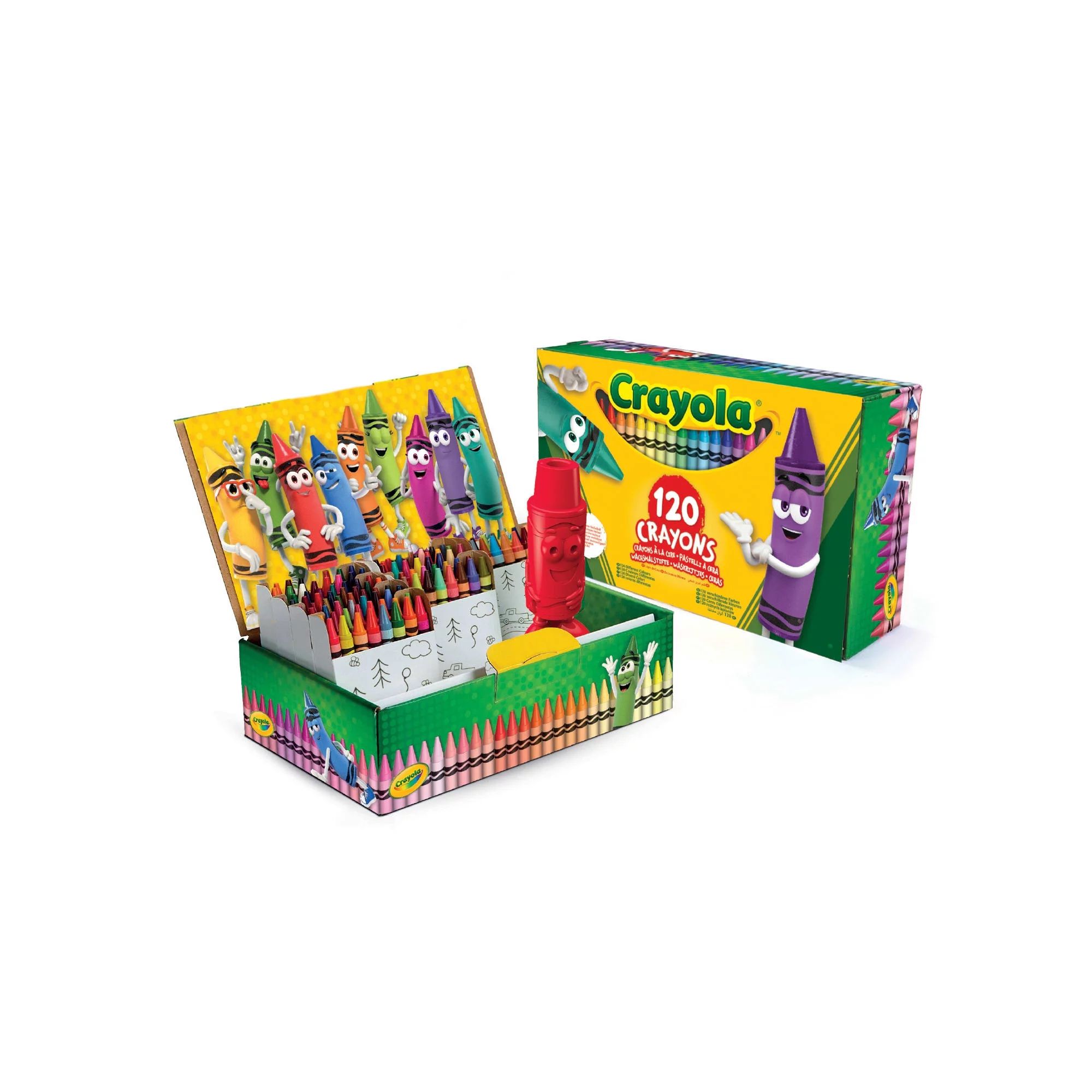 Crayola Giant Box of Crayons, 120-Colors | Walmart (US)