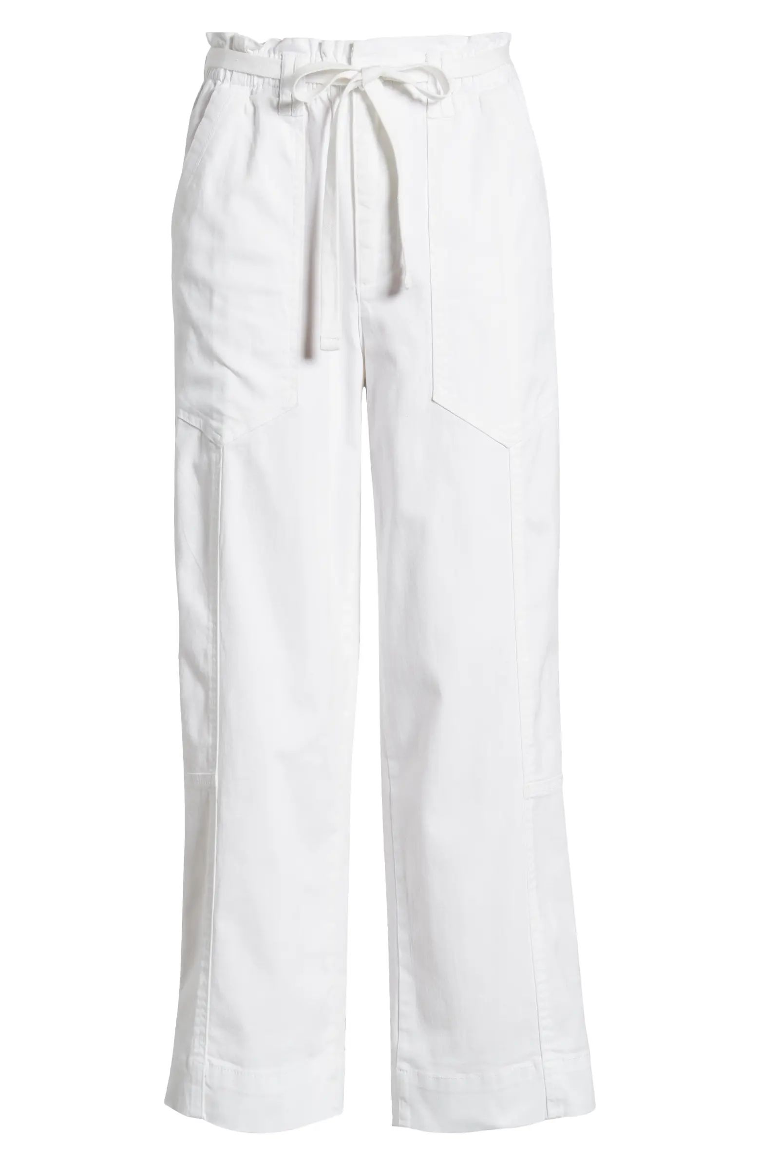 Skyrise Paperbag Waist Crop Pants | Nordstrom