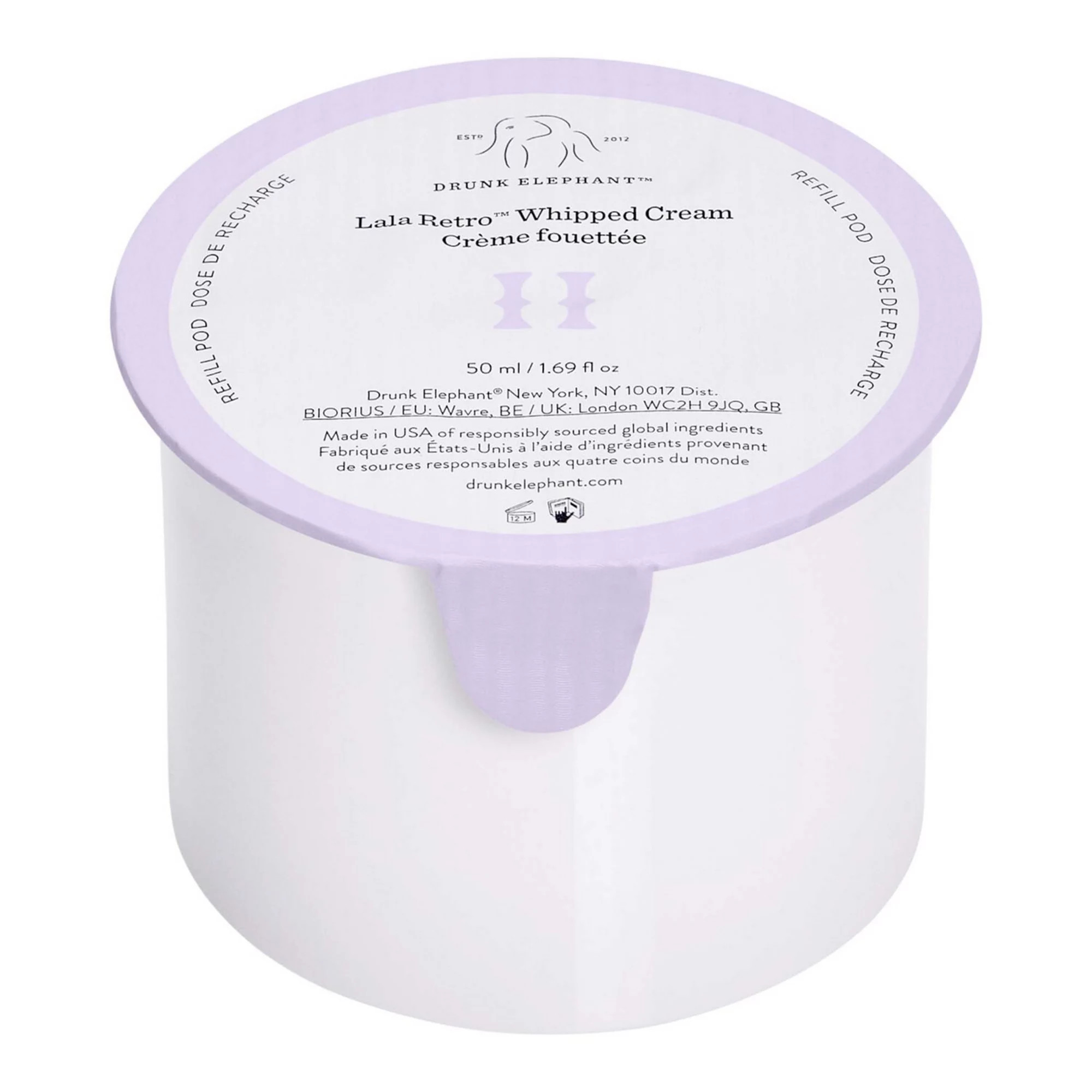 Drunk Elephant Lala Retro Nourishing Whipped Refillable Moisturizer | Kohl's