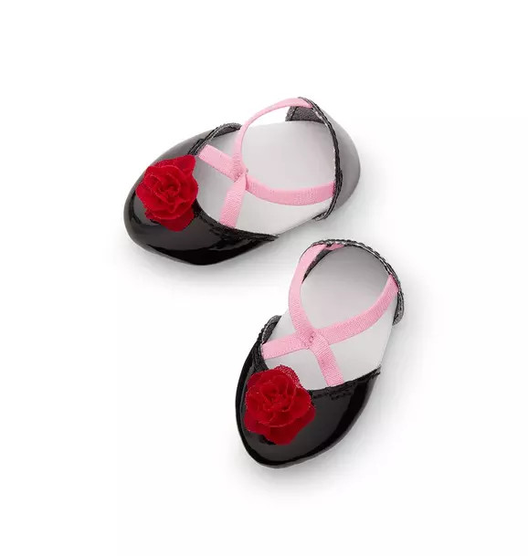 American Girl® x Janie And Jack Holiday Rose Ballet Flats For Dolls | Janie and Jack