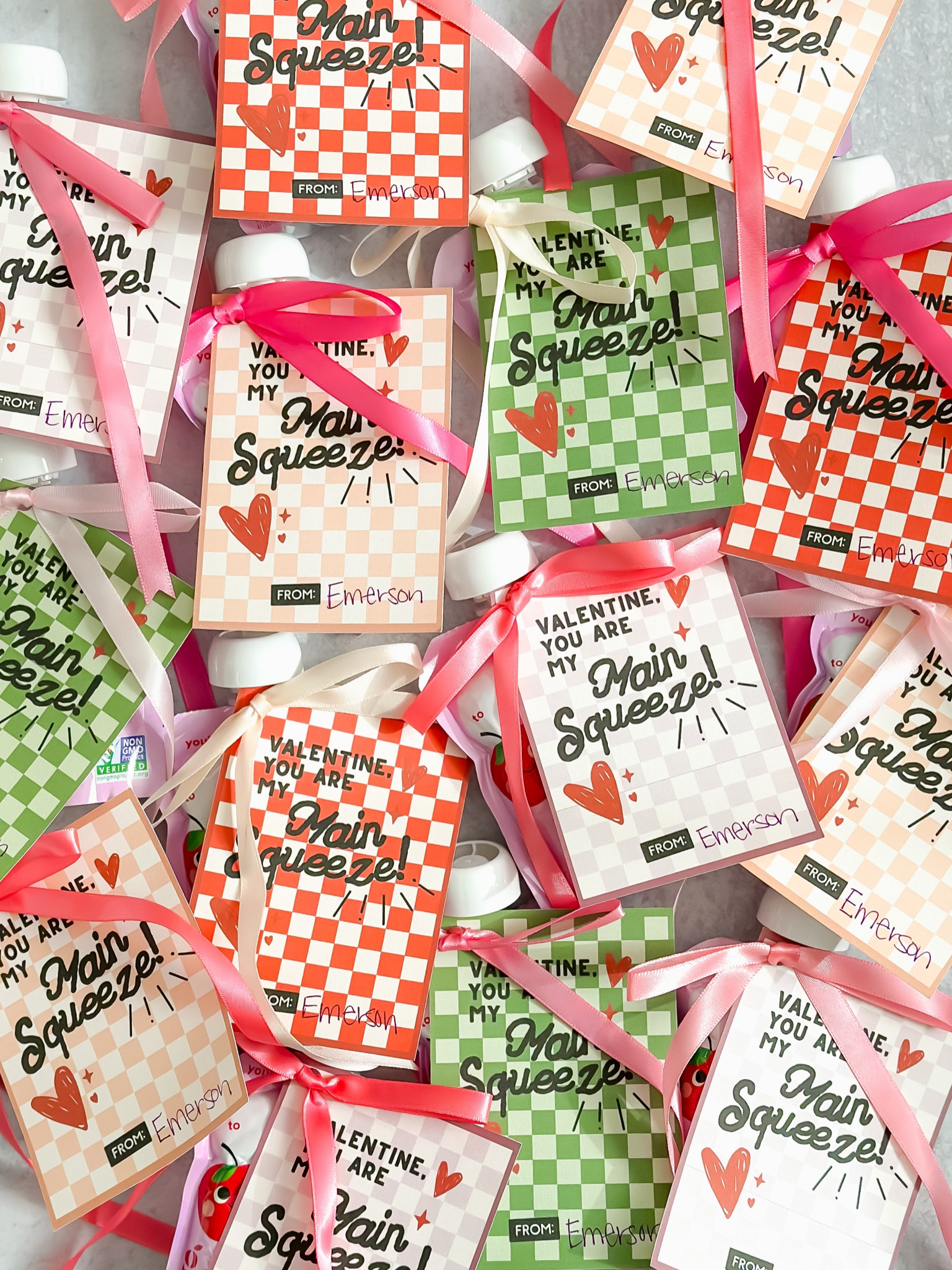 Apple Sauce Pouch & Printable Class Valentine’s Day Cards

Kids Valentine / the letter vee / you are my main squeeze / apple sauce pouches / diy Valentine / classroom Valentine card 


#LTKGiftGuide #LTKKids #LTKSeasonal