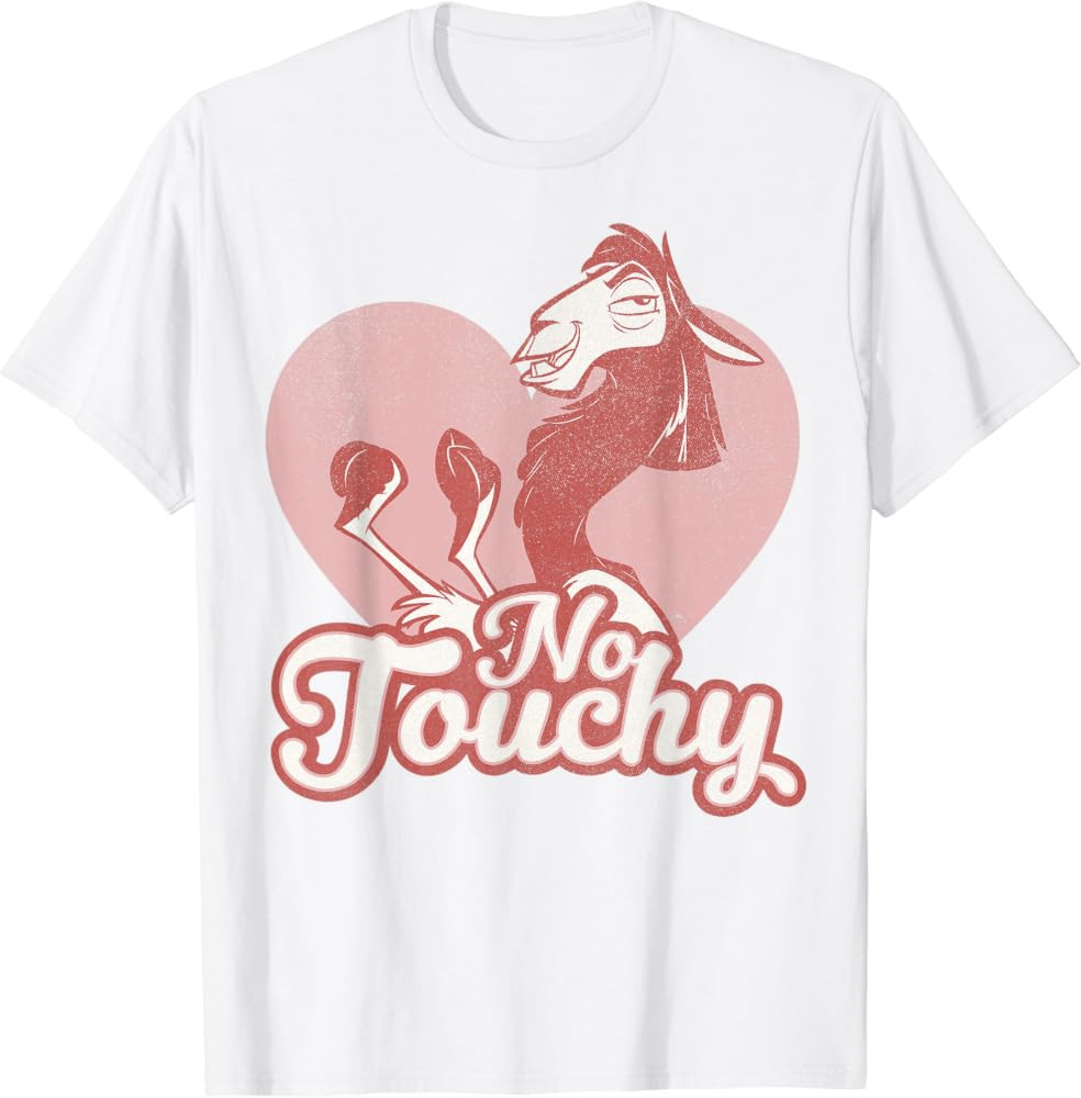 Disney The Emperor's New Groove Valentine's Day No Touchy T-Shirt | Amazon (US)