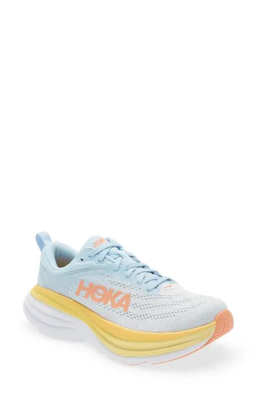 HOKA Bondi 8 Running Shoe in Summer Song /Country Air at Nordstrom, Size 5 | Nordstrom