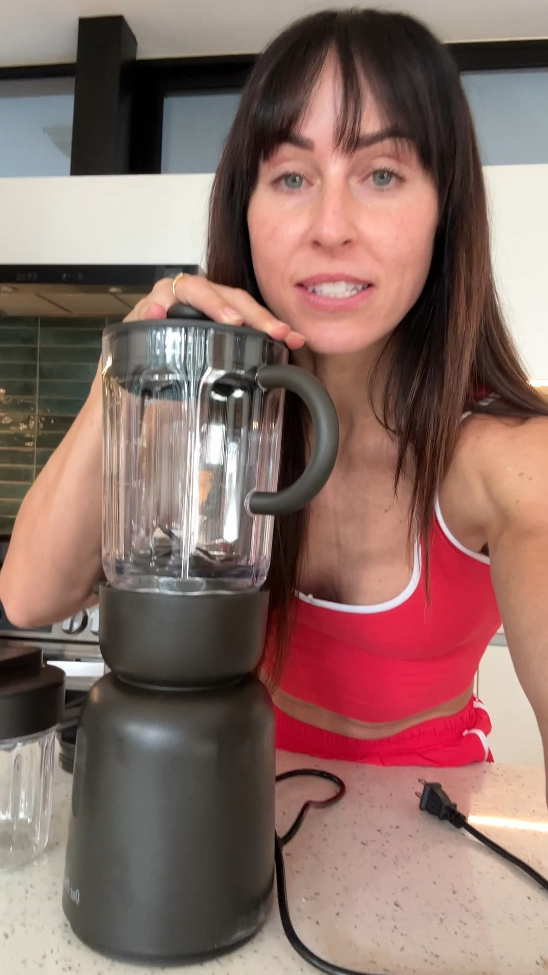 So excited my new OurPlace Splendor Blender came in the mail! It comes in 4 different colors and @qvc has it with all the extra cups so you can make individual shapes and a small cup for drinks or sauces! Use code WELCOMEQ15 to get $15 off your $35+ purchase for first time customers! #ad #LoveQVC