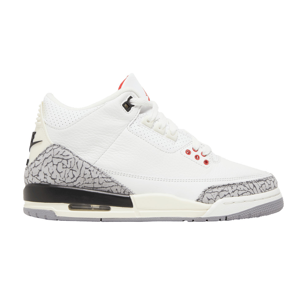 Air Jordan 3 Retro GS 'White Cement Reimagined' Sneakers | GOAT