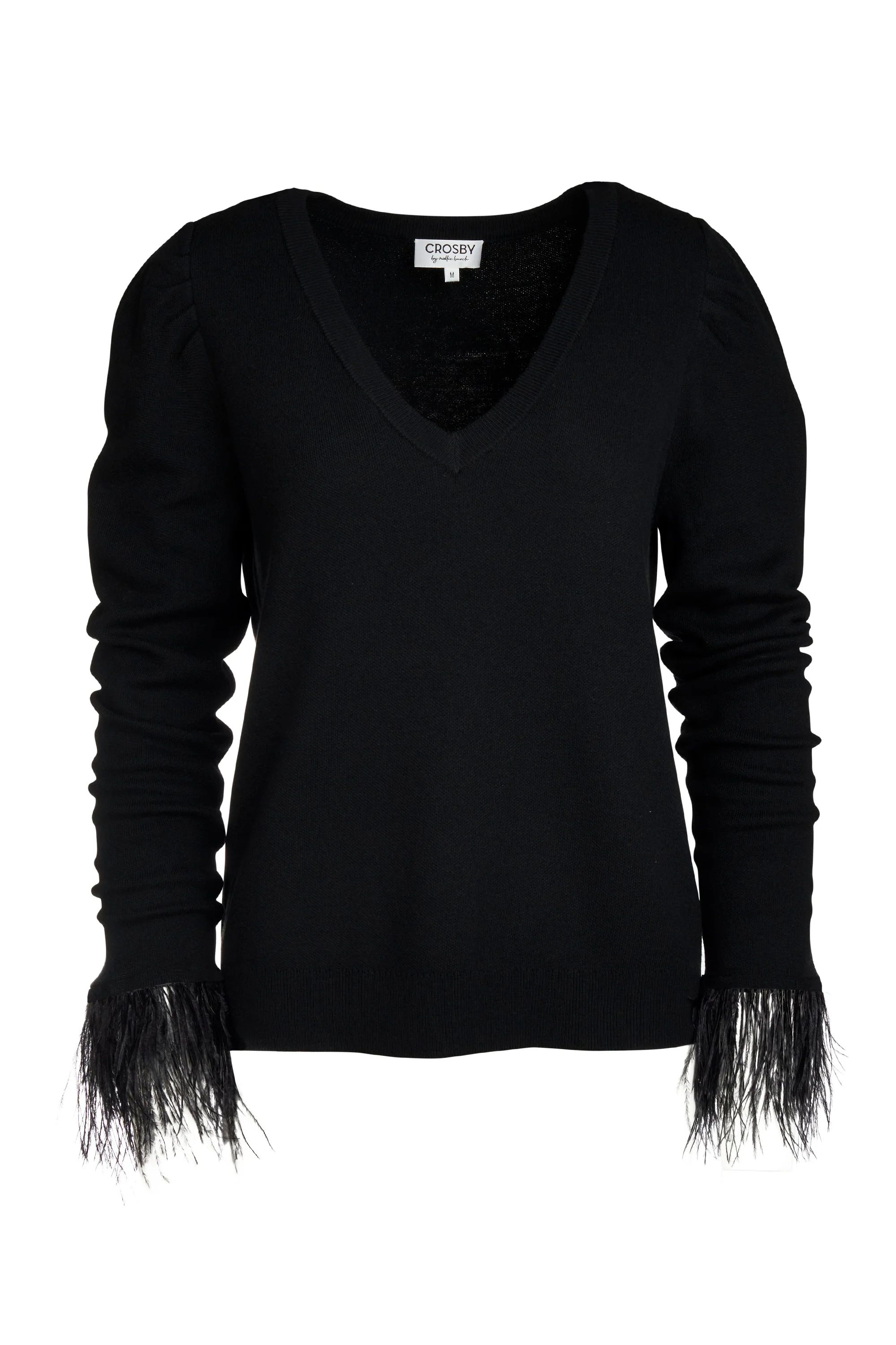 Teddie Sweater in Black - CROSBY by Mollie Burch | CROSBY by Mollie Burch