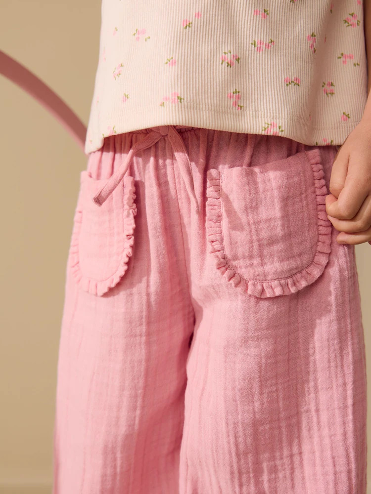 Light Pink Pull On Trousers (3mths-7yrs) | Next US