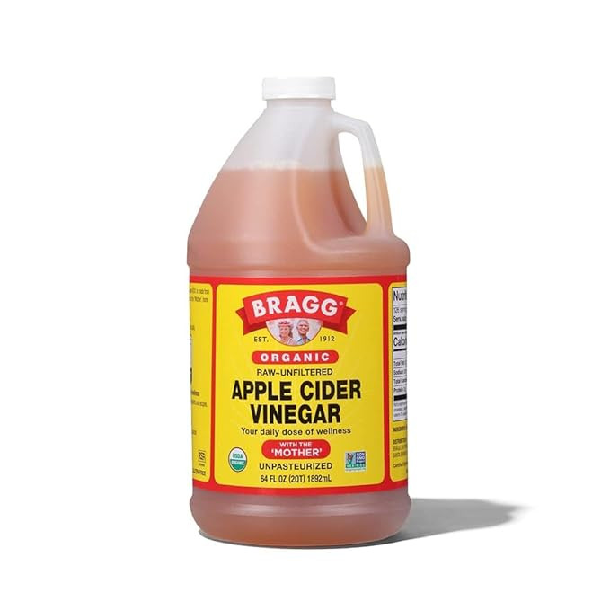 Bragg Organic Apple Cider Vinegar with the Mother - 64 fl oz - Raw and Unfiltered | Amazon (US)