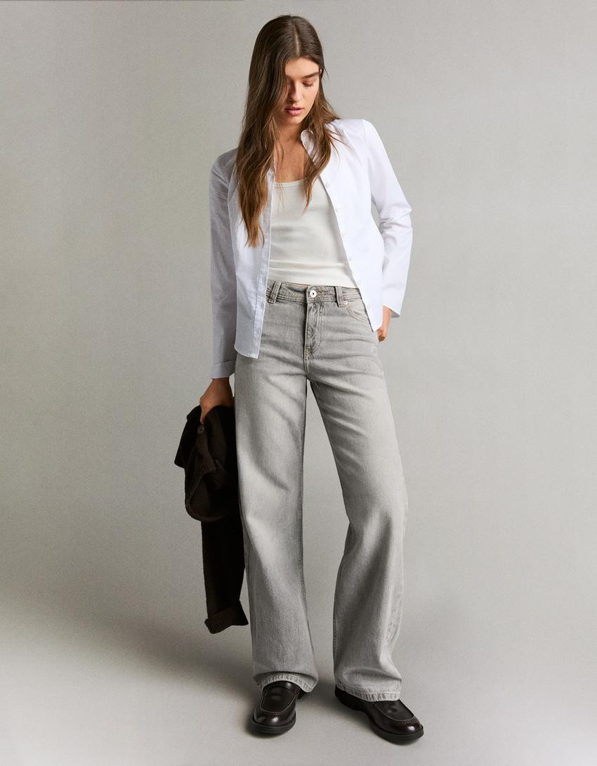 Baggy jeans - Jeans - Women | Bershka GB