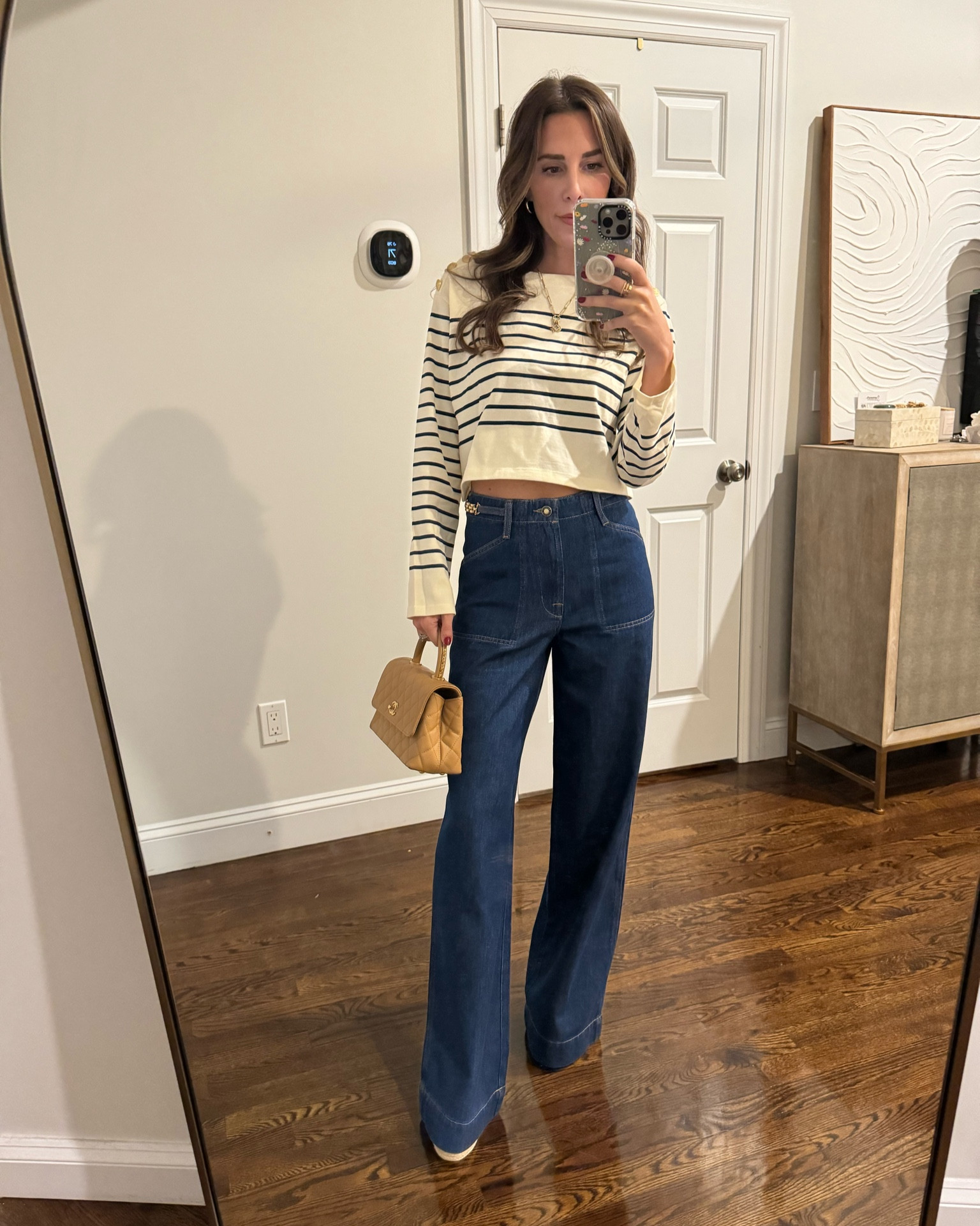 Last nights sailor inspired look! I sized down in the top to XXS and glad I did! The jeans are true to size and I needed a platform heel- I’m 5’3.


#LTKFindsUnder50 #LTKFallSale #LTKSaleAlert