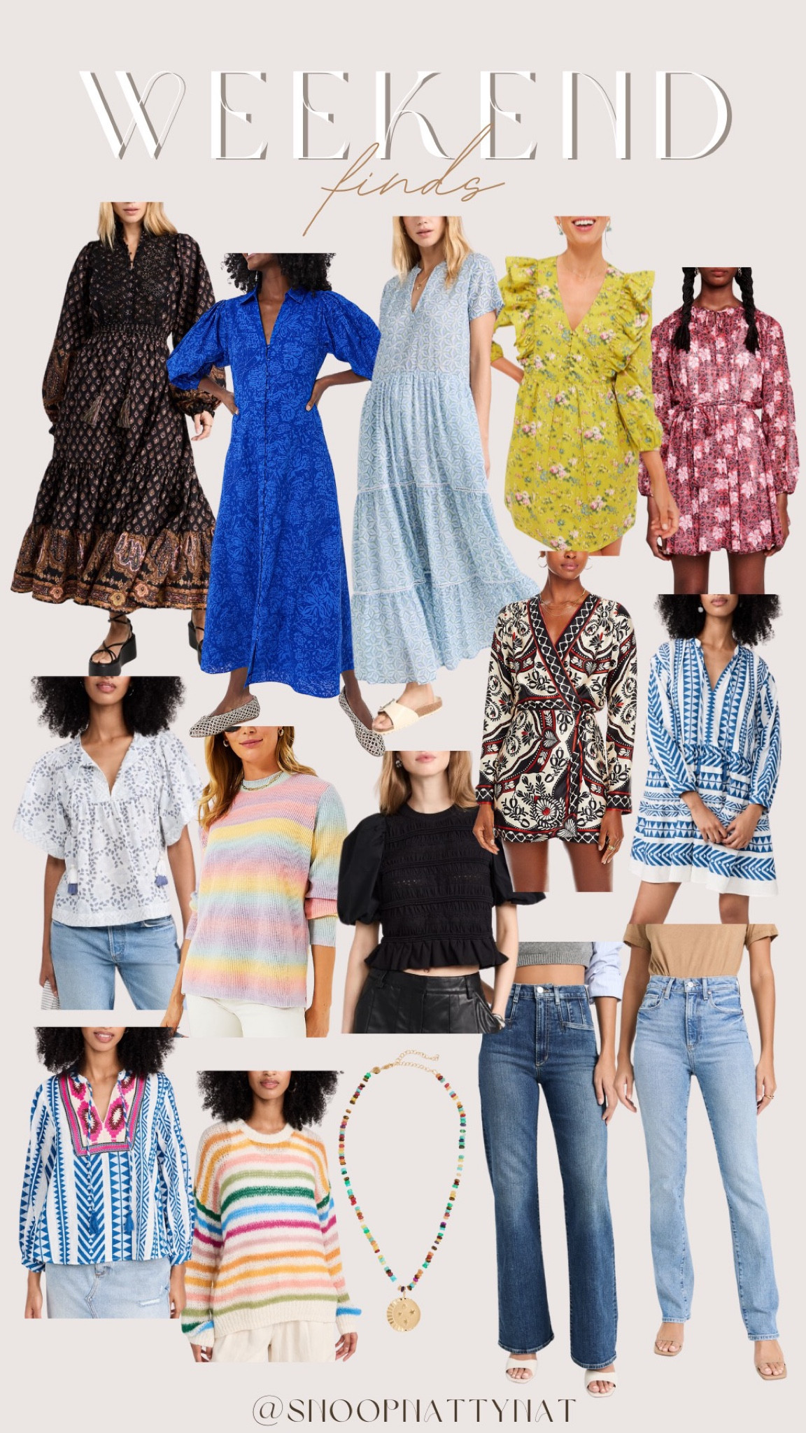 Weekend fashion finds - casual outfit ideas - preppy dresses - denim inspo - cute necklace - maxi dresses - weekend outfit ideas - summer fashion - fall fashion - styling tips - chic blouses

#LTKFind #LTKSeasonal #LTKstyletip
