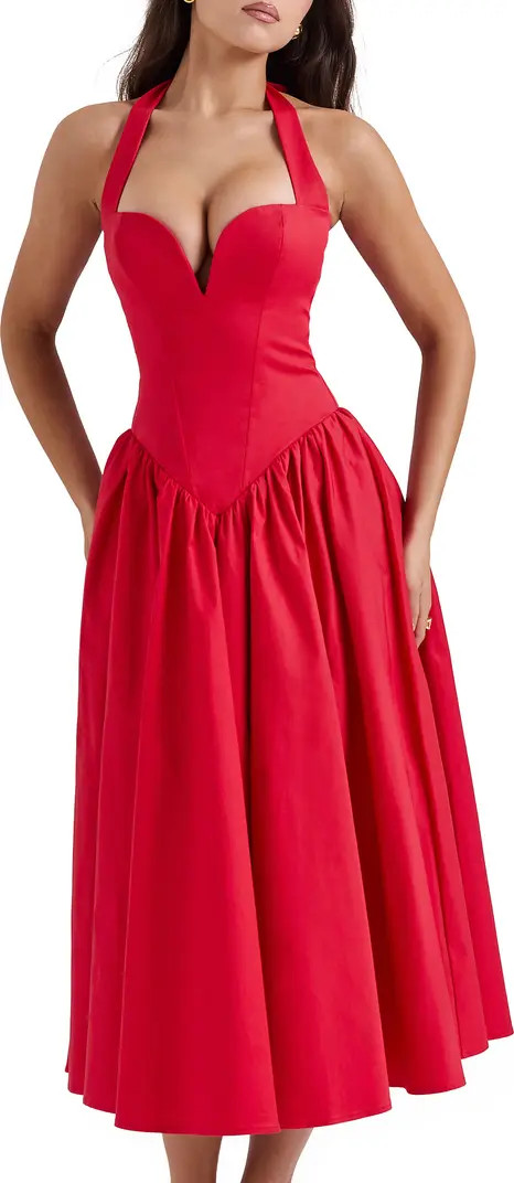 A-Line Halter Dress | Nordstrom