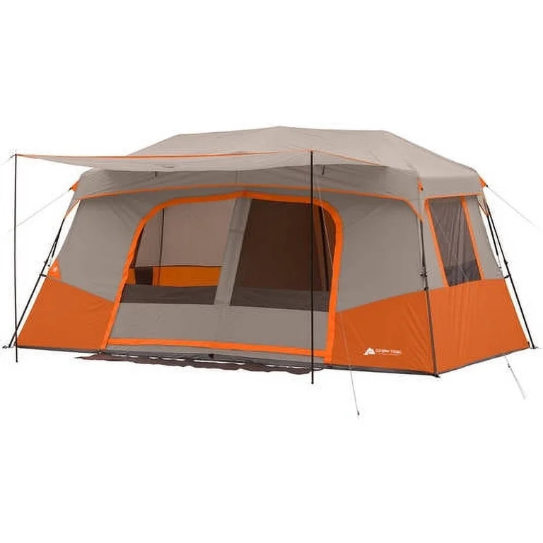 Ozark Trail 11-Person Instant Cabin Tent with Private Room \u2013 3-Room Family Camping Tent with... | Walmart (US)