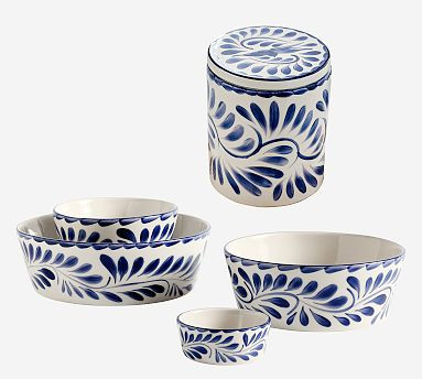 Puebla Pet Bowl | Pottery Barn (US)