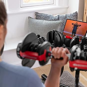 Bowflex SelectTech 552 Adjustable Dumbbells (Pair) and Stand Bundle | Amazon (US)