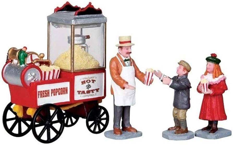 Lemax Christmas Village Popcorn Seller | Amazon (US)