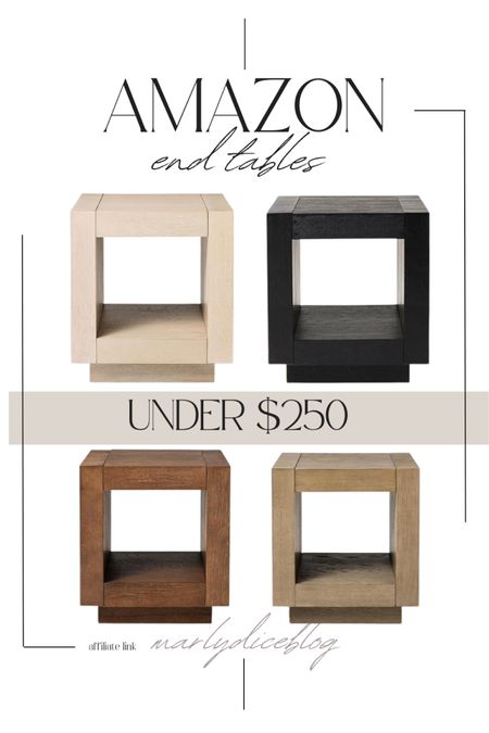 Contemporary Amazon end tables under $250!! These come in lots of colors

#LTKHome
