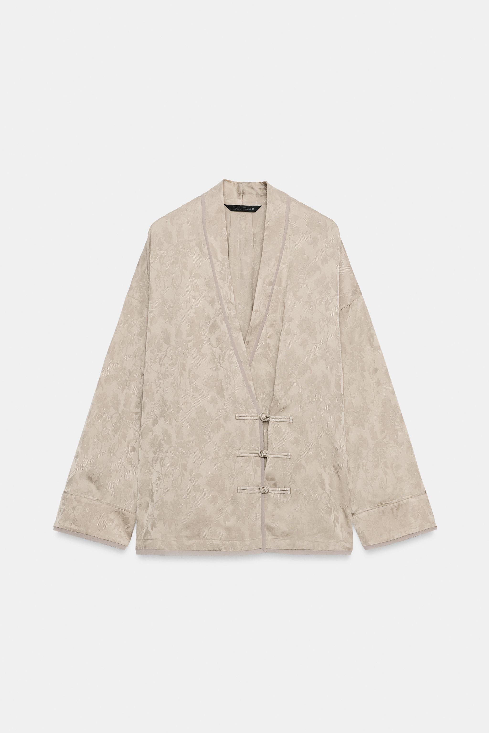 ZW COLLECTION DOUBLE-BREASTED JACQUARD BLAZER | Zara UK