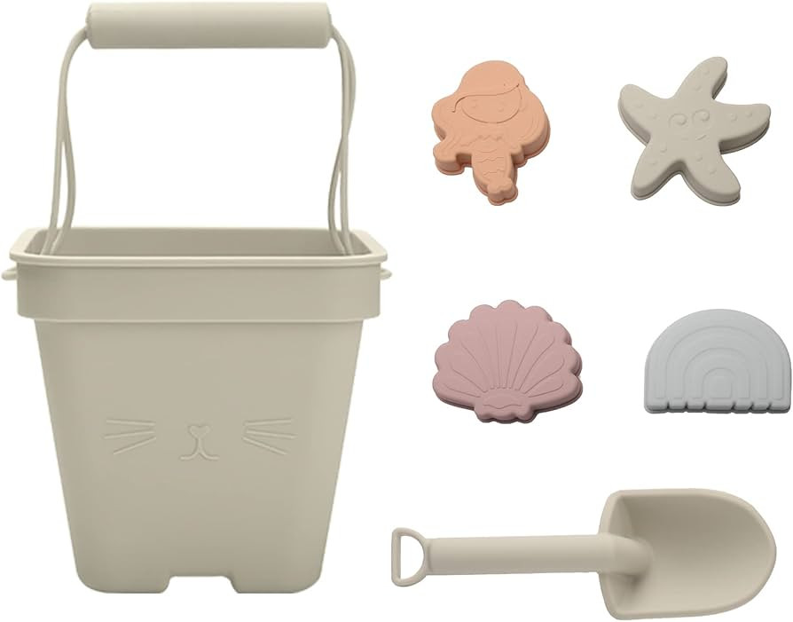 Mamimami Home Jouet de Plage pour Enfant Garçons Filles Moules à Sable Seau à Sable Râteau Pe... | Amazon (FR)