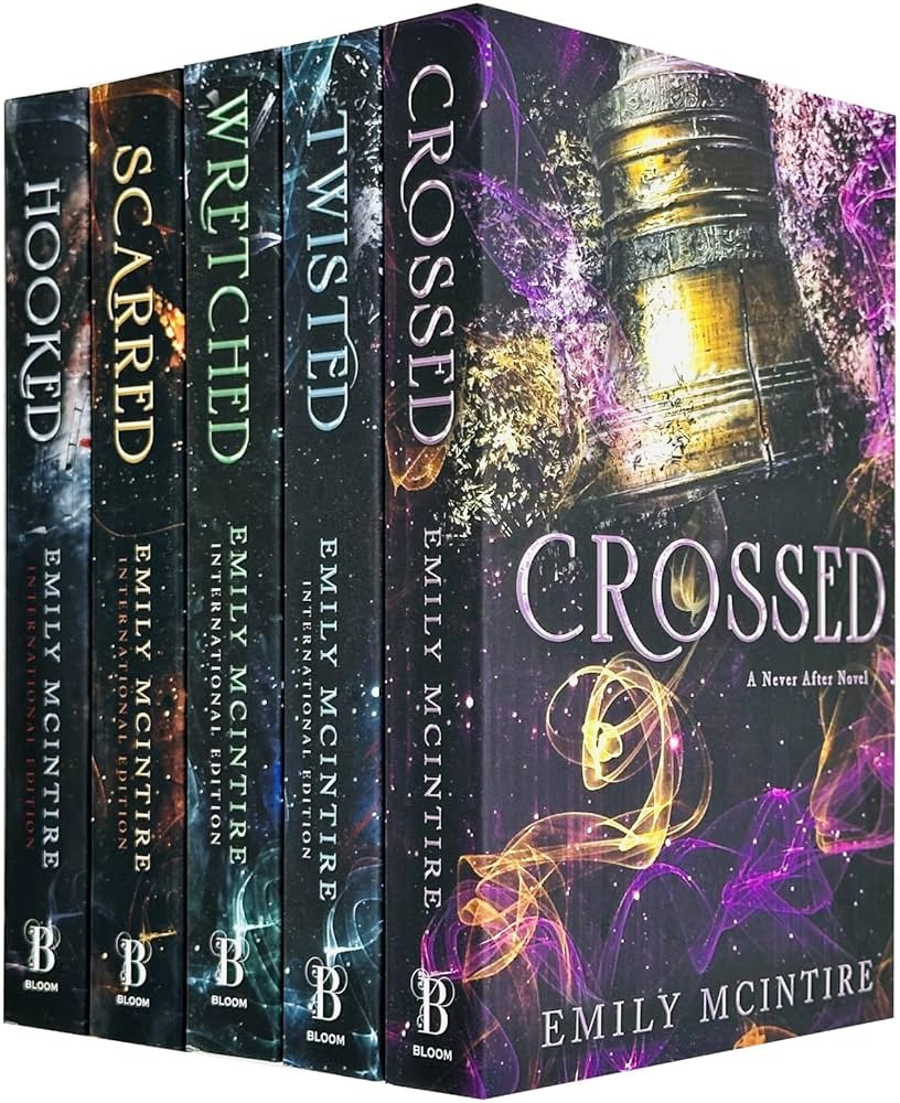 Never After Series Books 1 -5 Collection Set by Emily McIntire (Hooked, Scarred, Wretched, Twiste... | Amazon (UK)