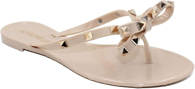Olivia Miller Women's Femme Fatale Jelly Sandal | Amazon (US)