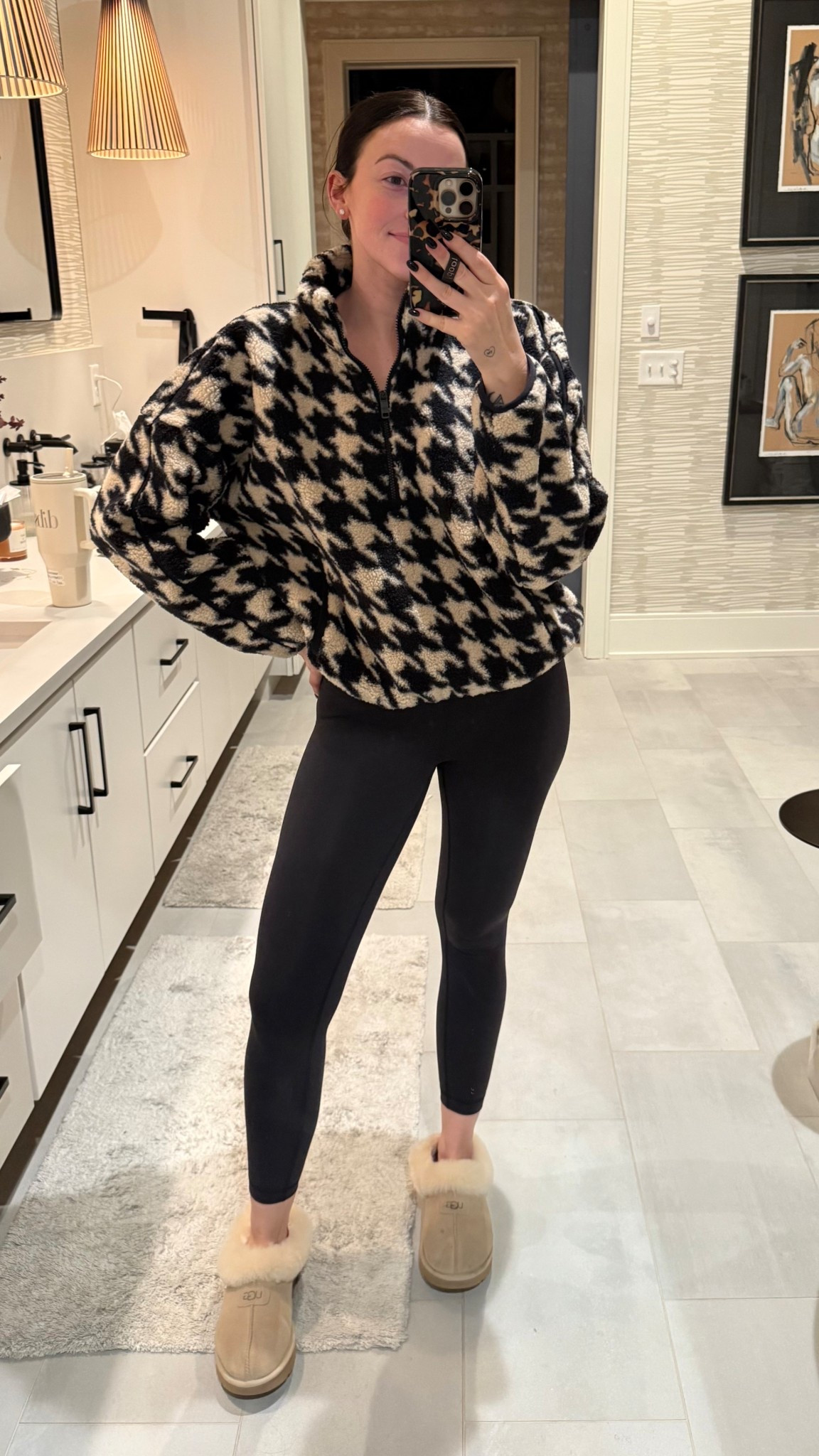 This fleece houndstooth pullover is finally on sale! AFTIA for an extra 15% off 

#LTKfitnessgoals #LTKGiftGuide #LTKCyberWeek