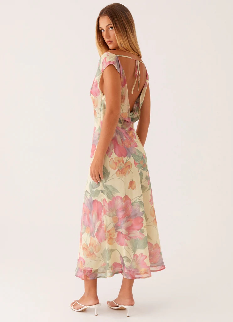 Role Model Maxi Dress - Yellow Peony | Peppermayo (Global)