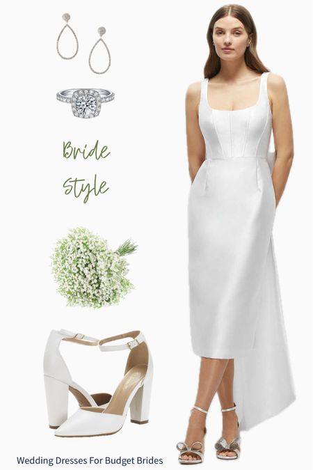 Say yes to this civil wedding or elopement bride outfit idea.

#whiteoutfits #shortweddingdress #dessydress #weddingshoes #rehearsaldinneroutfit

#LTKStyleTip #LTKSeasonal #LTKWedding